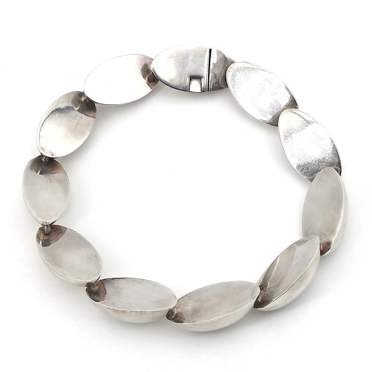 Pomellato Collier aus 925er Silber, liegend Draufsicht von hinten