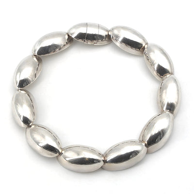Pomellato Collier aus 925er Silber, liegend Draufsicht